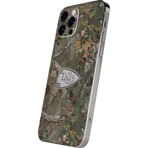 NFL Kansas City Chiefs Realtree Xtra Green Camo iPhone 12 Pro Skin